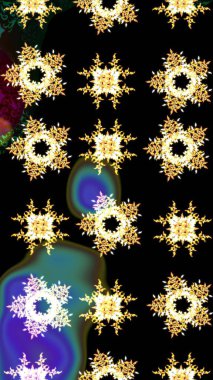 Raster illüstrasyonu. Raster Noel soyut renkli arka plan ve tatlı kar tanesi. Kar taneli Noel arkaplanı. Kış soyut arkaplanı.