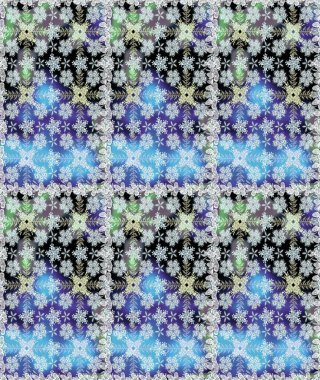 Çiçek deseni. Düz Çiçek Elementleri Tasarımı. Chichi 'nin kumaş kalıbını çiz. Raster illüstrasyonu. Renkli Bahar Teması çizim şablonu.