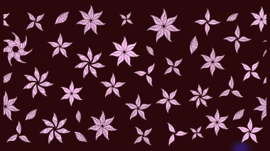 Raster illüstrasyonu. Şatafatlı bahar bahçesi dokusu. Çiçek deseni. Çiçek çizimi arkaplanı.