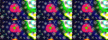 Raster Hip kumaş deseni. Eskiz Vintage Çiçek Deseni.