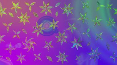 Karalama çiçekleri çizim kalıbı. Raster deseni. Sanat, çiçeklere ilham verir ve arka planda izler bırakır. Mor el çizimi desen.