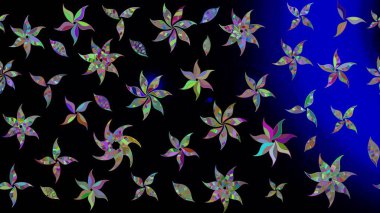 Organik elementler. Botanik çizim kalıbı. Raster deseni. Suluboya etkisi.