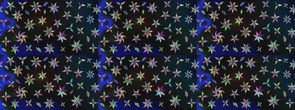 Çizim çiçek deseni duvar kağıdı, web sitesi arka planı, ambalaj kağıdı, davetiye, broşür, afiş veya web sitesi için kullanılabilir. El çizimi Raster çizimi. Parlak elementlerin.