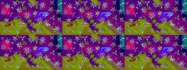 Suluboya tarzında mor renkli çiçekler. Raster illüstrasyonunda çiçek deseni çizimi.