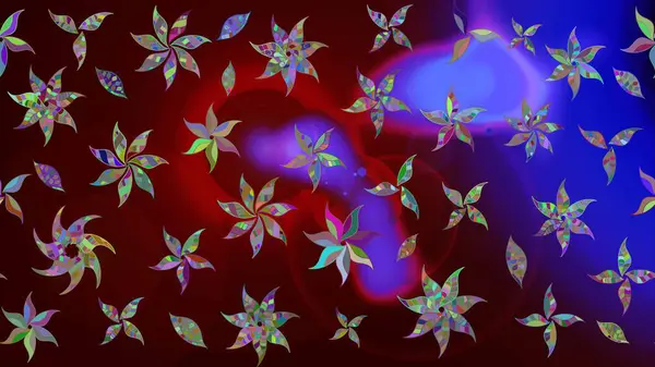 Kahverengi renkte çiçekli çiçek deseni. Suluboya tarzında kahverengi renkte çiçekler.