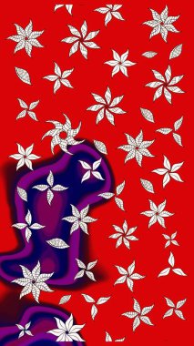 Çiçekli bahar çiçekleri. Küçük çiçekte güzel bir desen. Robot resim. Küçük renkli çiçekler. Moda baskıları için zarif bir şablon. Motley illüstrasyonu.