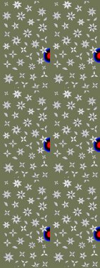 Çiçek arkaplanlı soyut zarafet eskiz deseni. Raster Güzel kumaş deseni.