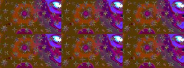 Raster - stok. Eskiz arkaplan modeli. Vadinin çiçekleri kahverengi renklerde. Suluboya, elle çizilmiş.