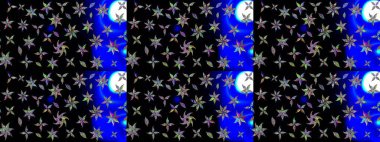 Siyah renkli çiçek desenli eskiz. Suluboya tarzında siyah renkte çiçekler.