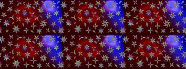 Kahverengi renklerde. Raster illüstrasyonu. Raster illüstrasyonundaki çiçek desenli çizim. Güzel kumaş deseni.