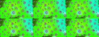 Raster çiçek desenli çiçek deseni, yapraklar, dekoratif elementler, sıçrama, lekeler, el çizimi kontur çizgileri ve Doodle çizim stili, grafik raster çizim çizimi.