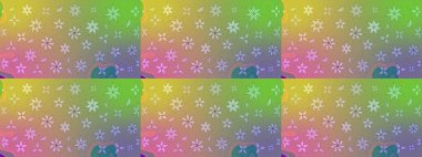 Küçük çiçekli basit bir çiçek çizimi. Tarafsız renklerde şirin çiçekler. Moda baskısı, albüm, ambalaj kağıdı ve duvar kağıdı için zarif dekoratif süslemeler. Raster illüstrasyonu.