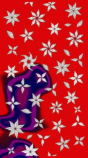 Çiçekli bahar çiçekleri. Küçük çiçekte güzel bir desen. Robot resim. Küçük renkli çiçekler. Moda baskıları için zarif bir şablon. Motley illüstrasyonu.