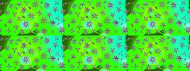 Raster çiçek desenli çiçek deseni, yapraklar, dekoratif elementler, sıçrama, lekeler, el çizimi kontur çizgileri ve Doodle çizim stili, grafik raster çizim çizimi.