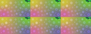 Parlak çiçekli nötr renkler üzerine soyut çizim deseni. Çiçeksel elementlerle süslenmiş zarif raster dokusu. Küçük çiçekte şirin bir çiçek deseni var..