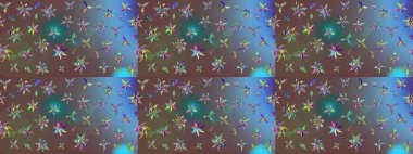 Çizim raster deseni. Çiçek arkaplan. Güzel kumaş deseni.