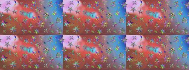 Çiçek. Raster illüstrasyonu. Taslak dekoratif arka plan, çiçek mandala. Pembe renklerde.