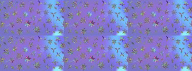 Tomurcukları papatya çiçekleri olan sevimli bir çiçek deseni. Miles Fleur, süslü püslü bir süs. Eski usul. Eskiz geçmişi. Kumaş, tekstil, duvar kağıdı baskısı için. Raster illüstrasyonu.