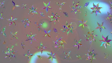 Çizim kalıbı. Ultraviyole kumaş deseni. Organik motif arka planı. Raster illüstrasyonu.