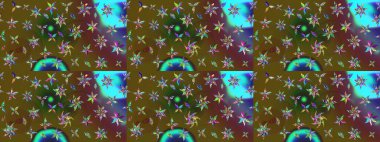 Düz Çiçek Elementleri Tasarımı. Çiçekli eskiz arkaplanı. Renkli Bahar Teması eskiz kalıbı. Çocuk stili.