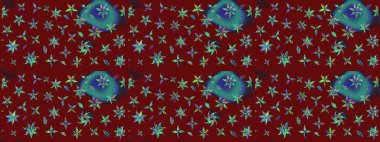 Sevgililer günü ve tebrik kartı konsepti için şık bir davetiye. Üst manzara, yumuşak stil. Çiçek kompozisyonu, el boyası, hassas şablon. Kırmızı renkte manzaralı çiçek deseni.