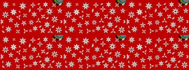 Renkli Bahar Teması eskiz kalıbı. Düz Çiçek Elementleri Tasarımı. Raster..