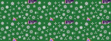 Küçük çiçekteki sevimli çiçek deseni. Raster illüstrasyonu. Tony 'nin kumaş kalıbını çiz. Modaya uygun kumaş deseni.