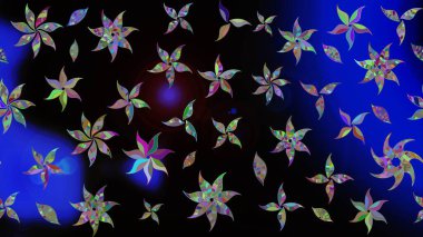 El yapımı çiçek ve bitki koleksiyonu. Eskiz tarzı siyah renkler. Raster illüstrasyonu. Raster illüstrasyonu. Şirin karalamalı çiçek deseni çiz..