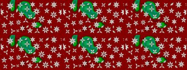 Soyut çiçek çizim kalıbı arka planı. Raster deseni. Raster illüstrasyonu. Kırmızı renklerde. Küçük çiçekte sevimli çiçek deseni var..