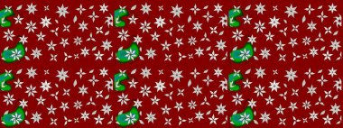 Raster çiçek desenleri çiziyor. Vadinin çiçekleri kırmızı renklerde.