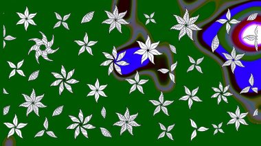 Raster illüstrasyonu. Küçük çaplı çiçeklerdeki basit şirin desenler. Tekstil veya kitap kapakları, imalat, duvar kağıtları, baskı, hediye paketi ve yapıştırma kitabı için çiçek eskiz geçmişi.