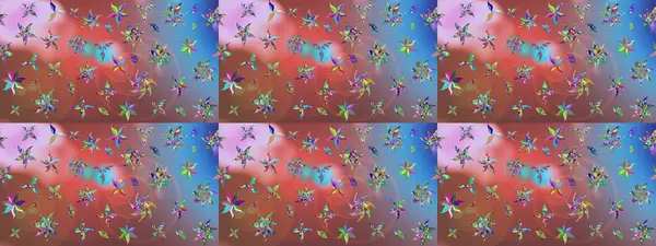 Çiçek. Raster illüstrasyonu. Taslak dekoratif arka plan, çiçek mandala. Pembe renklerde.