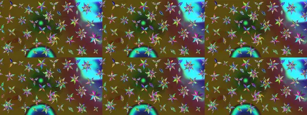 Düz Çiçek Elementleri Tasarımı. Çiçekli eskiz arkaplanı. Renkli Bahar Teması eskiz kalıbı. Çocuk stili.