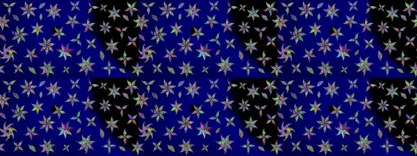 Raster illüstrasyonu. Küçük çiçekteki sevimli çiçek deseni. Güzel kumaş deseni. Güzel karalamalı çiçek deseni çiz..