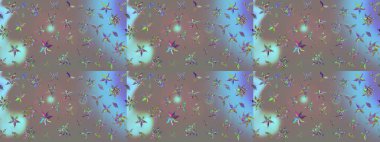 Raster Moda kumaş deseni. Şirin çiçekler. Çizgi çizimi deseni.