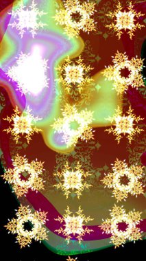 Raster Noel renkli arka plan ile düşen kar tanesi. Kar taneleri Raster resim. Dekorasyon kış kar simgeler.