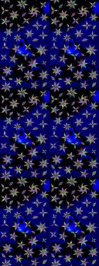 Kıvırcık, parlak örgü. Desen, çizim, çiçek sınırı. Güzel, parlak, pürüzsüz kumaş, tuval. Çiçek çelengi. Eski moda arka plan. Raster illüstrasyonu.