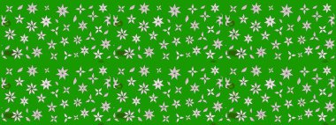 Soyut etnik raster çizim kalıbı. Kabile sanatı boho baskısı, klasik çiçek arkaplanı. Arkaplan dokusu, duvar kağıdı, yeşil renkli çiçek teması.