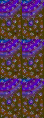 Eski model. Raster illüstrasyonu. Çiçeğin suluboya çizimlerinin mükemmel deseni. Suluboya çizim kalıbı. Moda baskısı. Dekorasyon ve tasarım için güzel desen.