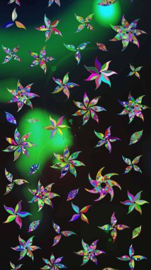 Gri renkli çiçekler. Çiçekli karalama şeklinde Raster çiçek deseni. Nazikçe, güzel çiçek arkaplanı..