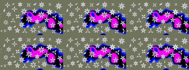 Suluboya desenli çiçek deseni. Dekorasyon ve tasarım için güzel bir desen. Moda baskısı. Çiçeğin suluboya çizimlerinin mükemmel deseni. Ayarlanmış.