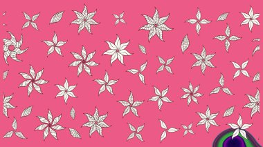 Oldukça eski bir besin torbası deseni, küçük pembe, çiçekler. Tekstil, kumaş, kapaklar, duvar kağıtları, baskı, naylon, koleksiyon defteri, örgü, dekupaj için güzel bir eskiz. Millefleurlar.