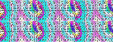 Güzel kumaş deseni. Bahar çiçekleriyle güzel bir çiçek deseni çizmişsin. Raster illüstrasyonu.