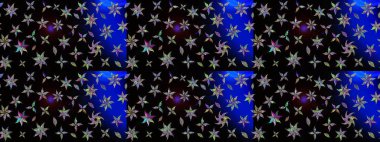 Düz Çiçek Elementleri Tasarımı. Sevimli çiçek raster deseni. Modaya uygun kumaş deseni. Renkli Yaz Teması çizim şablonu.