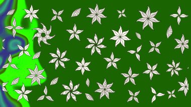 Raster stili kumaş deseni. Çiçekler suluboya çizim deseni.