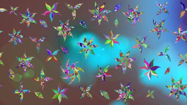 Eskiz arkaplan modeli. Suluboya, elle çizilmiş. Vadinin çiçekleri kahverengi renklerde. Raster - stok.