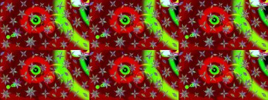 Raster illüstrasyonu. Tekstil veya kitap kapakları, imalat, duvar kağıtları, baskı, hediye paketi ve yapıştırma kitabı için çiçek eskizi geçmişi. Küçük ölçekli çiçeklerdeki basit sevimli desen.