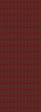 Sınır Kızılderili çiçekli paisley patten. Raster Henna tarzı. Taslak süsleme izi. Etnik Mandala havlusu. Tebrik kartı arkaplanı, boyama kitabı, arkaplan, tekstil için kullanılabilir.