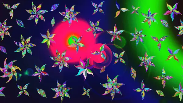 Gri kıvırcık çiçekler gri renkte şekillenir. Klasik çiçek tasarımı elementleri. Raster illüstrasyonu.