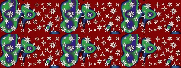 El çizimi Raster çizimi. Çizim çiçek deseni duvar kağıdı, web sitesi arka planı, ambalaj kağıdı, davetiye, broşür, afiş veya web sitesi için kullanılabilir. Parlak elementlerin.